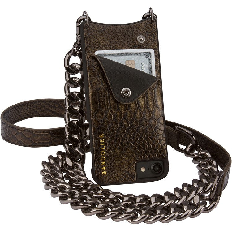 Jun Metallic Bronze - iPhone 6 / 6S / 7 / 8 Case - Bandolier - Accessories - TOPGEARNY