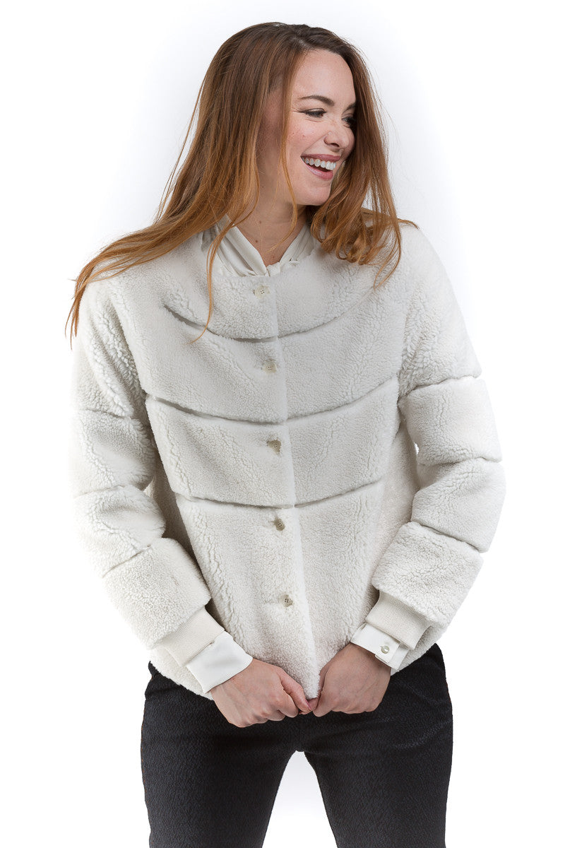 Shearling Sport Jacket - Paul and Joe - Jacket - TOPGEARNY