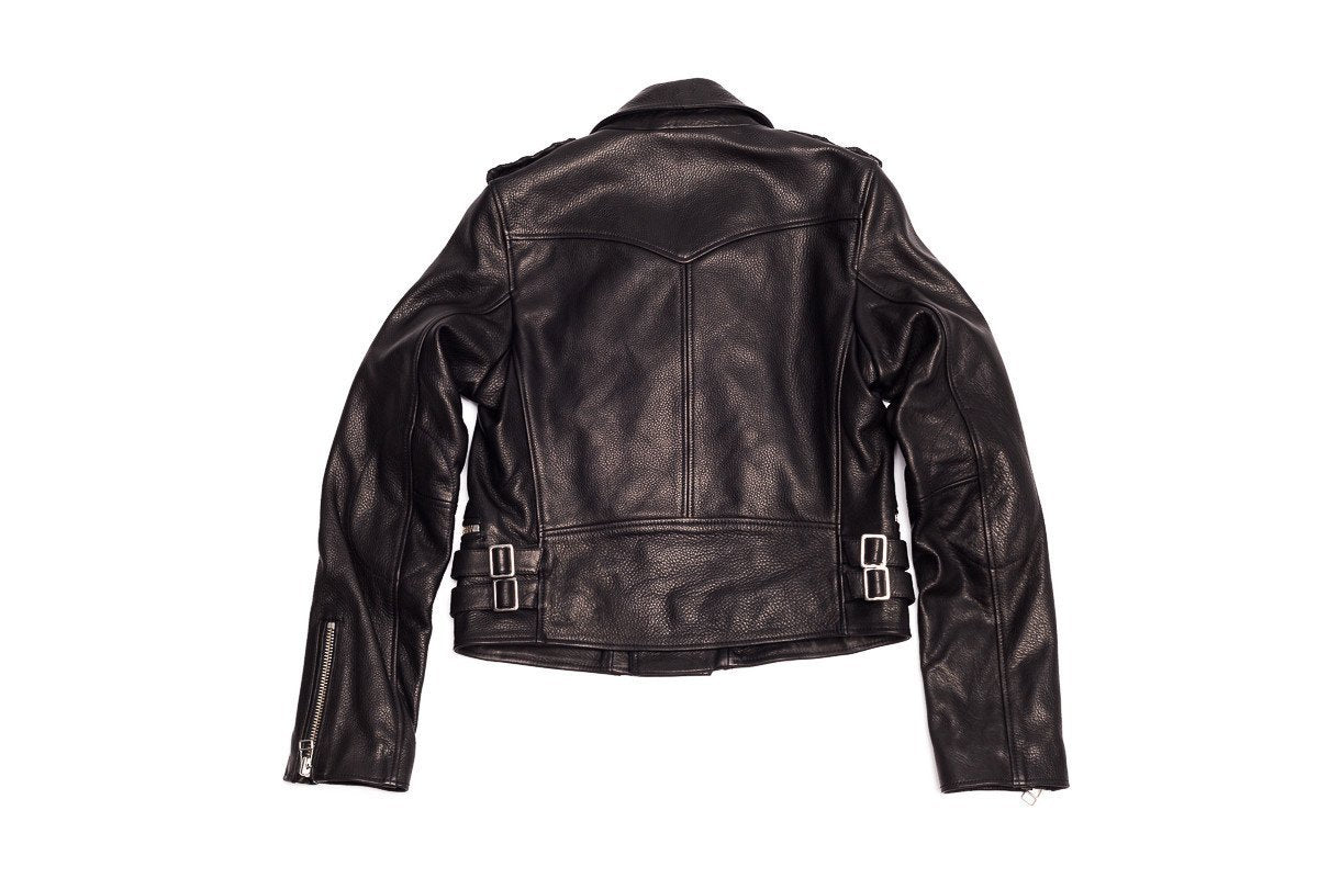 Boxy Leather Moto Jacket - Faith Connexion - Jacket - TOPGEARNY