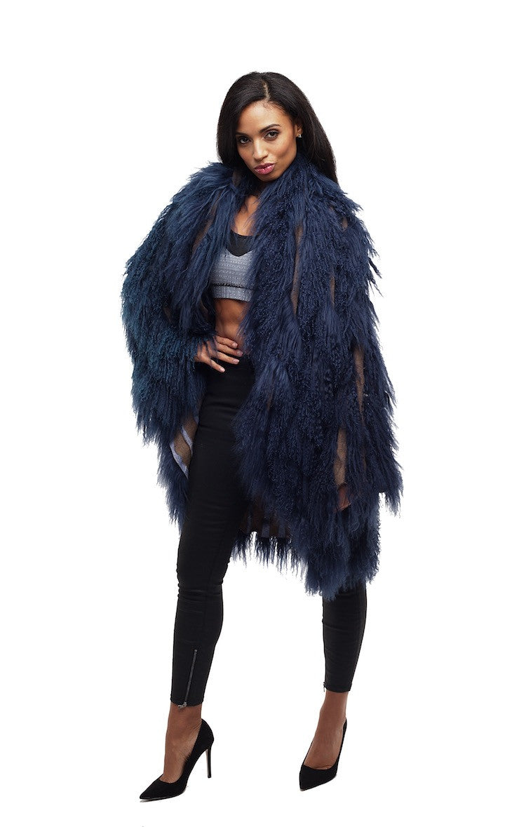 Long Round Jacket - Kalgan Fur - Elena Benarroch - Fur - TOPGEARNY