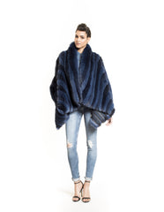Blue Fox Jacket - Elena Benarroch - Fur - TOPGEARNY
