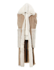 White Hair Long Vest - Elena Benarroch - Mink - TOPGEARNY