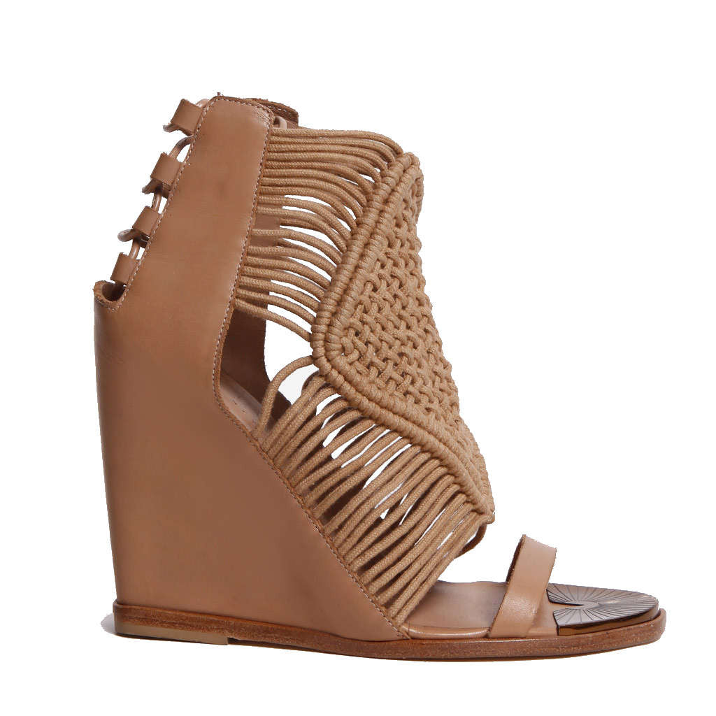 Mykonos  Macramé Wedge - Ivy Kirzhner - Shoes - TOPGEARNY