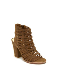 AMINA Strappy Peep-Toe Stacked Heels - Dolce Vita - Sandals - TOPGEARNY