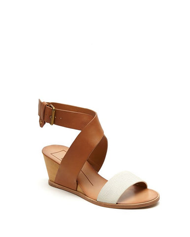 LOLA Contrast Cross Strap Wedge