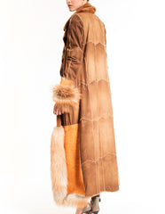 Long Mustella Golden Fox - Elena Benarroch - Mink - TOPGEARNY