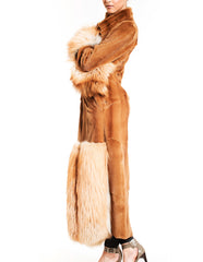 Long Mustella Golden Fox - Elena Benarroch - Mink - TOPGEARNY