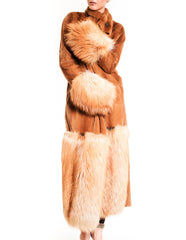 Long Mustella Golden Fox - Elena Benarroch - Mink - TOPGEARNY