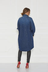 Beppe Denim Oversize Shirt - Sugarbird - Shirt - TOPGEARNY