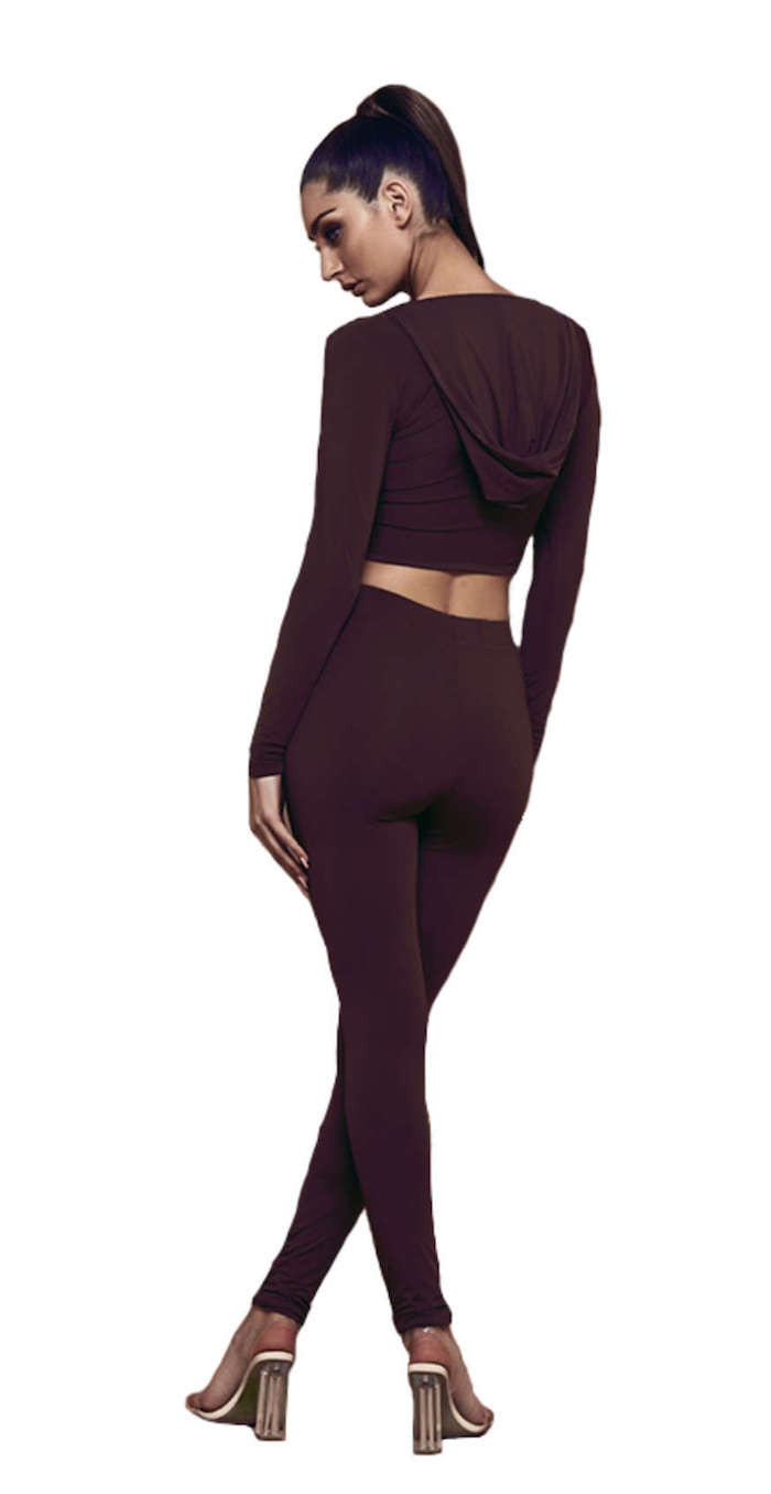 High Key Cropped Leggings - BOSSA - Bottoms - TOPGEARNY