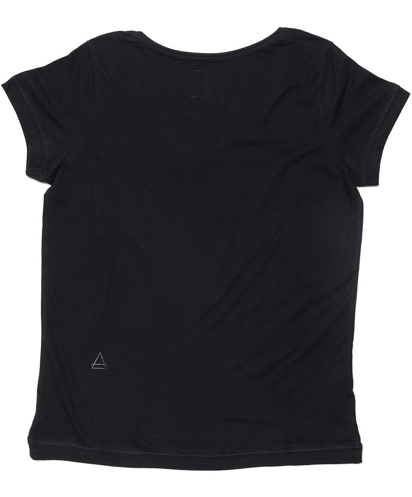 Farl W Scoop Neck Cap Sleeve T-Shirt - Eleven Paris - T-Shirt - TOPGEARNY