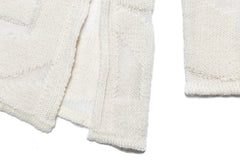 Inlay V Neck Sweater - Nude - Sweater - TOPGEARNY