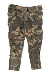 Camouflage Cargo Cropped Pants - Faith Connexion - Bottoms - TOPGEARNY