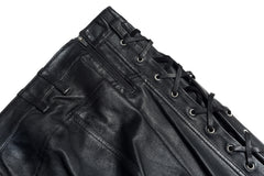 Leather Laced Running Slim Pants - Faith Connexion - Bottoms - TOPGEARNY