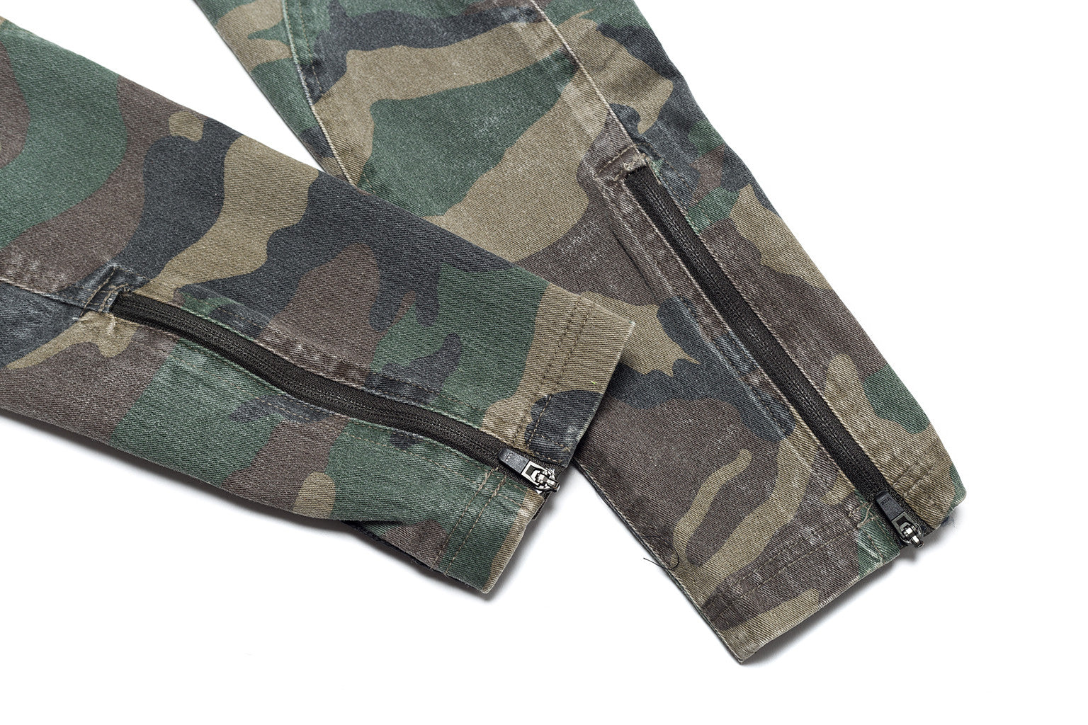 Army Khaki Camo Red Leggings - Faith Connexion - Bottoms - TOPGEARNY