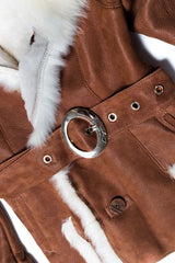 Toscana Sheepskin Hoody Jacket - Dudex - Jacket - TOPGEARNY