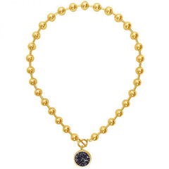 Louna Collar Charm Necklace - Karine Sultan - Necklace - TOPGEARNY