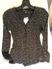 Long Sleeve Henley Ribbed Bodysuit - WeArResist - Bodysuit - TOPGEARNY