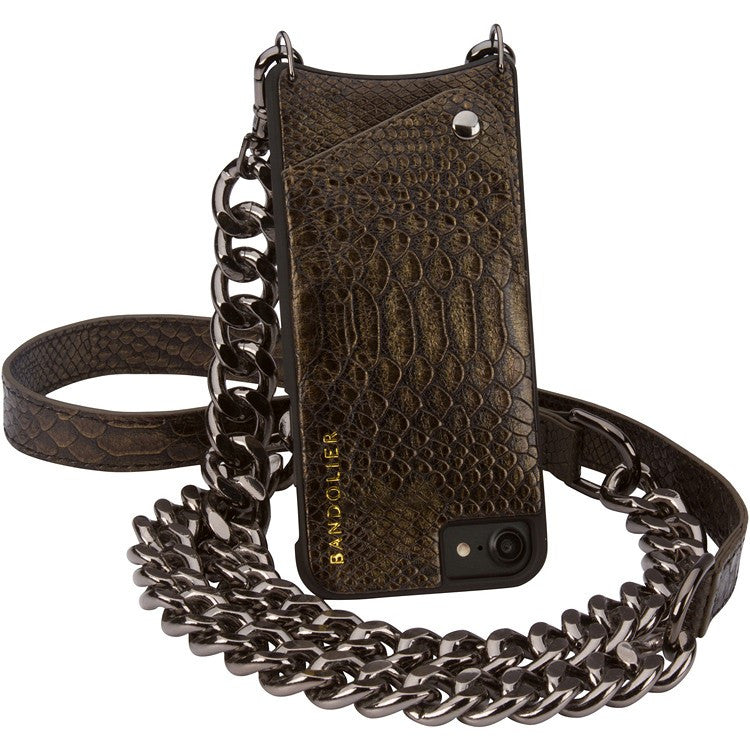 Jun Metallic Bronze  - iPhone 6 / 6S / 7 / 8 Case - Bandolier - Accessories - TOPGEARNY