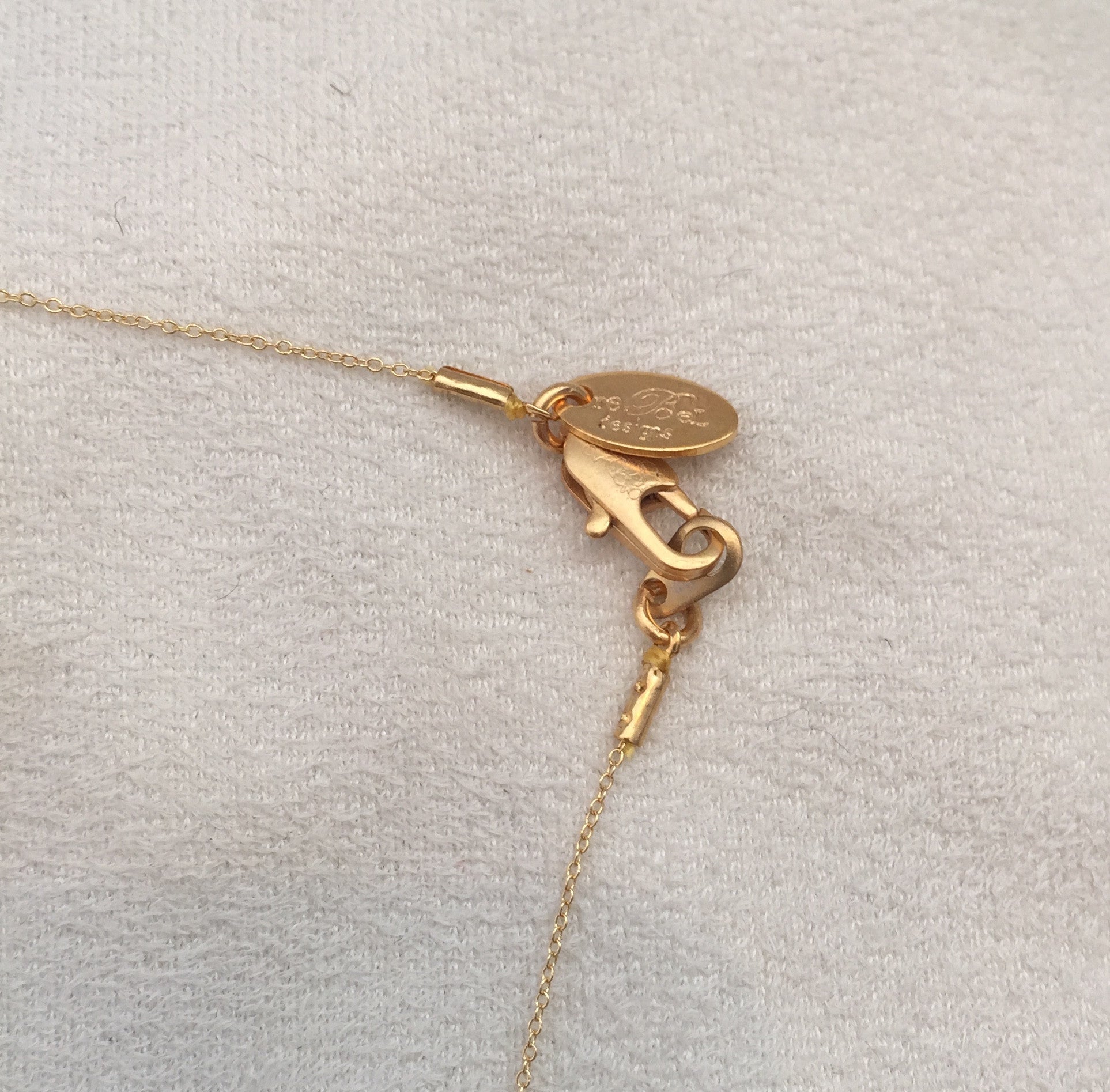 18K Gold Plated Necklace, Black diamond - Rebel Designs - Necklace - TOPGEARNY