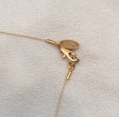 18K Gold Plated Necklace, Black diamond - Rebel Designs - Necklace - TOPGEARNY