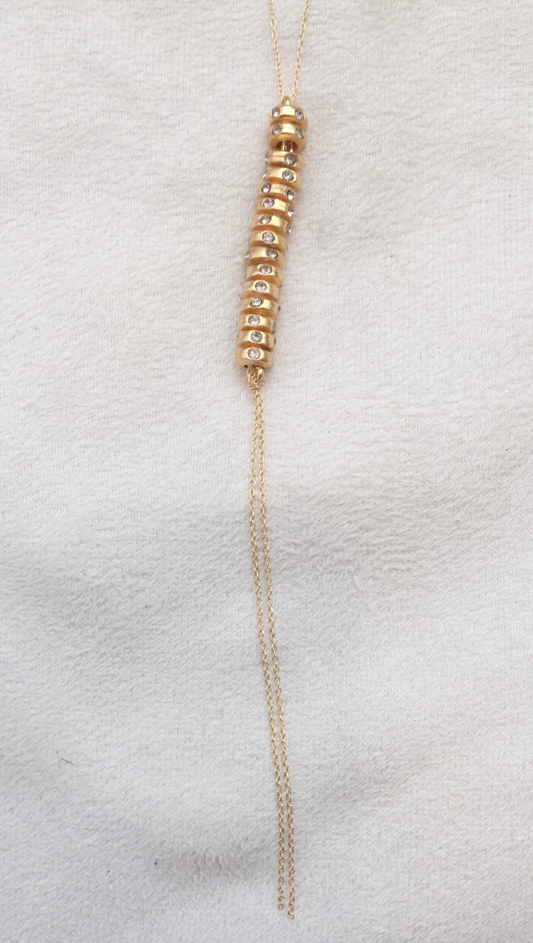 18K Gold Plated Necklace, Black diamond - Rebel Designs - Necklace - TOPGEARNY