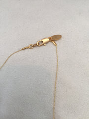 18K Gold Plated Ying Yang  Necklace, Black diamond - Rebel Designs - Necklace - TOPGEARNY