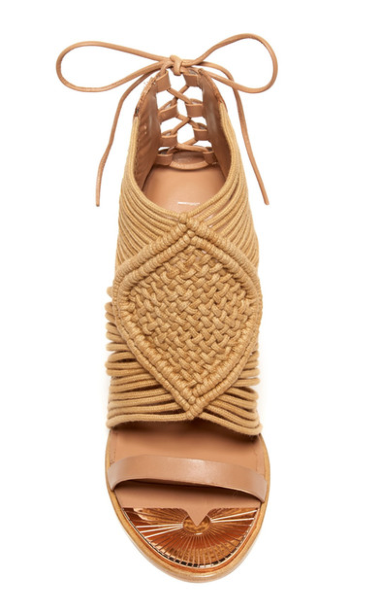 Mykonos  Macramé Wedge - Ivy Kirzhner - Shoes - TOPGEARNY