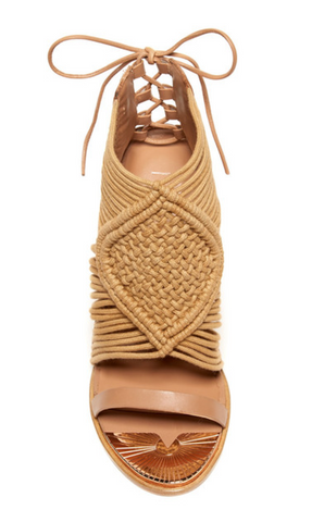 Mykonos  Macramé Wedge - Ivy Kirzhner - Shoes - TOPGEARNY