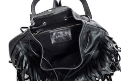 Noel Fringe Backpack - Black - Laggo - Bag - TOPGEARNY