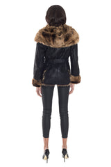 Toscana Sheepskin Hoody Jacket - Dudex - Jacket - TOPGEARNY