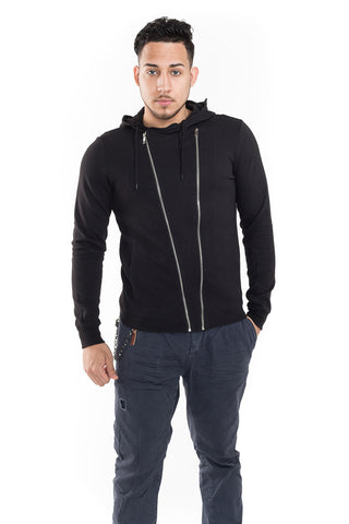 Hoodie with Double Front Zip