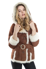 Toscana Sheepskin Hoody Jacket - Dudex - Jacket - TOPGEARNY