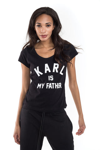 Farl W Scoop Neck Cap Sleeve T-Shirt