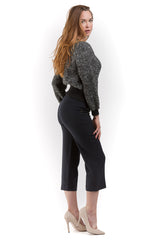 Contrasted details crop pants - Sita Murt - Bottoms - TOPGEARNY