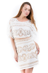 Kimono Pop-Over Dress - A.B.S. - Dress - TOPGEARNY