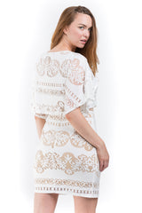 Kimono Pop-Over Dress - A.B.S. - Dress - TOPGEARNY