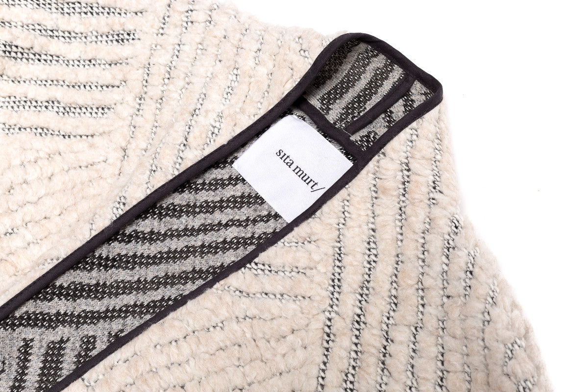 Geometric motif knit jacket - Sita Murt - Jacket - TOPGEARNY