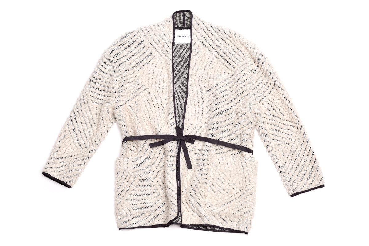 Geometric motif knit jacket - Sita Murt - Jacket - TOPGEARNY