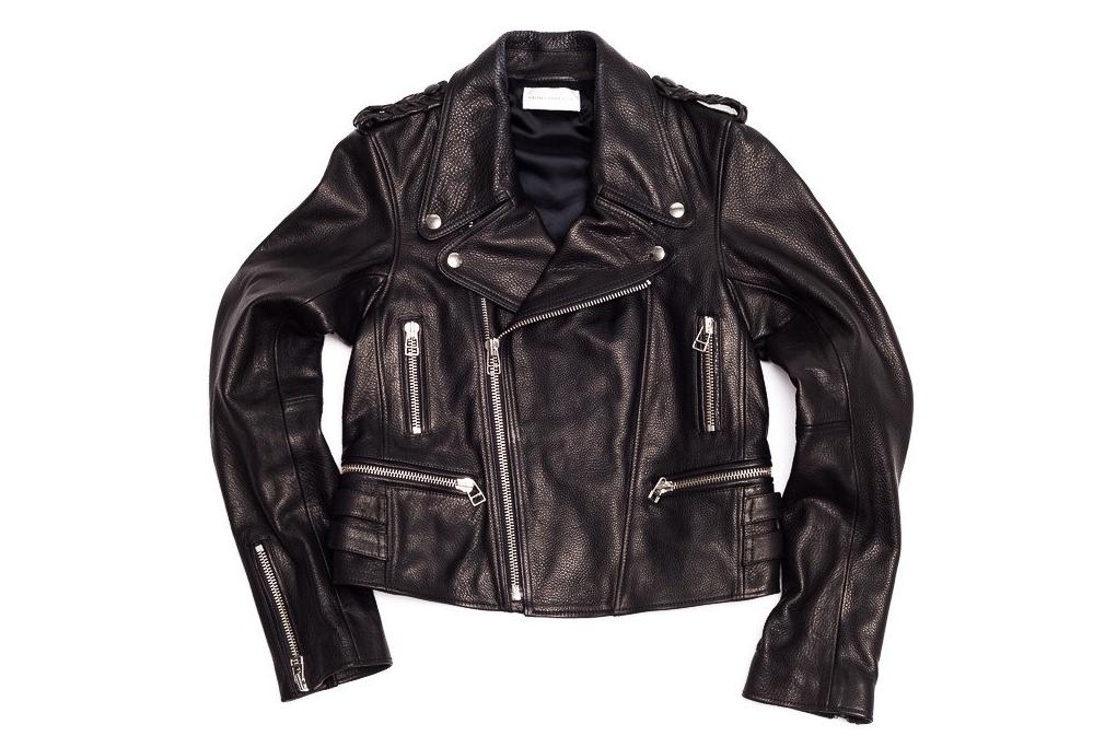 Boxy Leather Moto Jacket - Faith Connexion - Jacket - TOPGEARNY