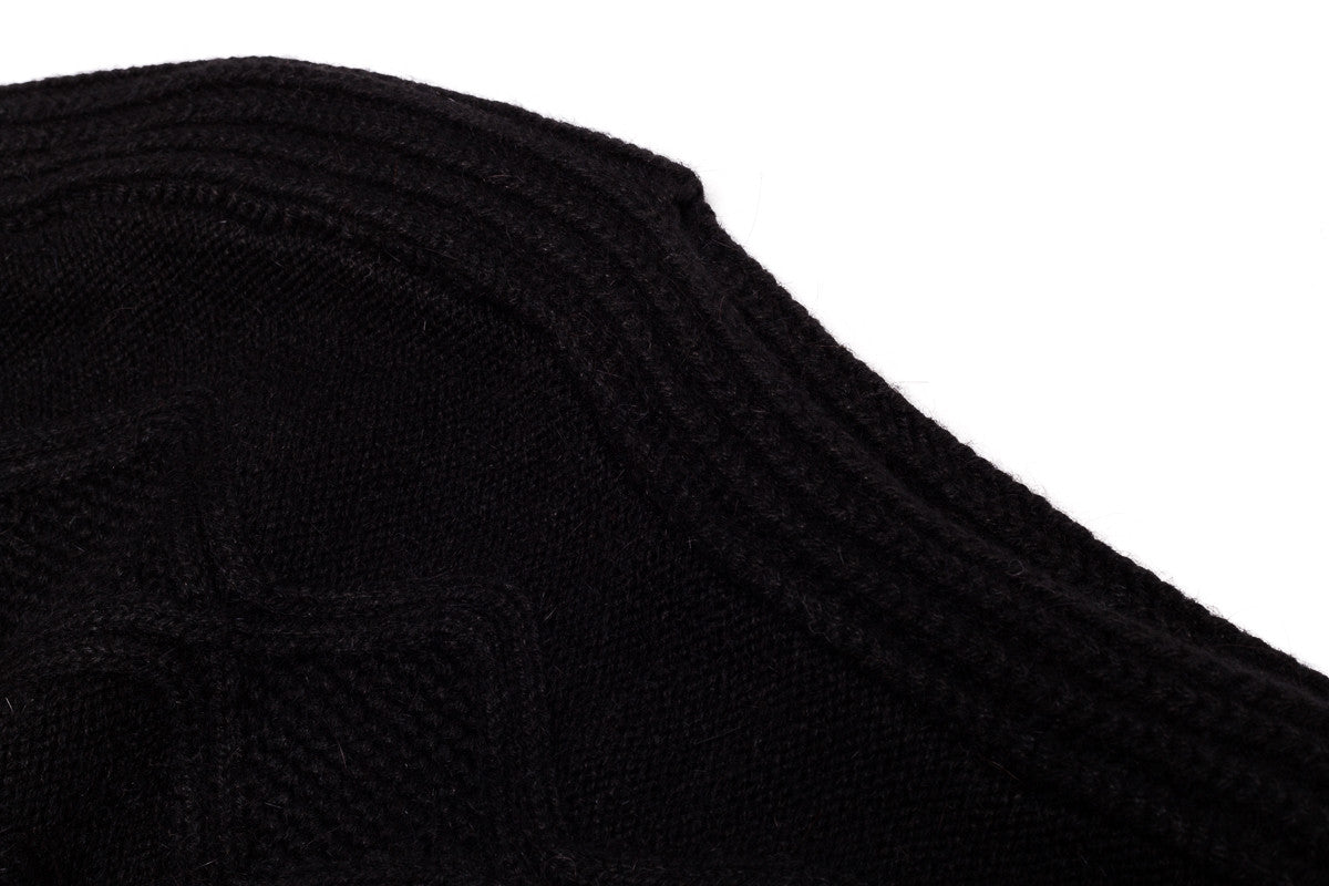 Crew Neck Elbow Sleeve Cable Sweater - Sita Murt - Sweater - TOPGEARNY