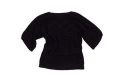 Crew Neck Elbow Sleeve Cable Sweater - Sita Murt - Sweater - TOPGEARNY
