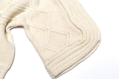Crew Neck Elbow Sleeve Cable Sweater - Sita Murt - Sweater - TOPGEARNY
