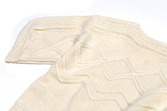 Crew Neck Elbow Sleeve Cable Sweater - Sita Murt - Sweater - TOPGEARNY