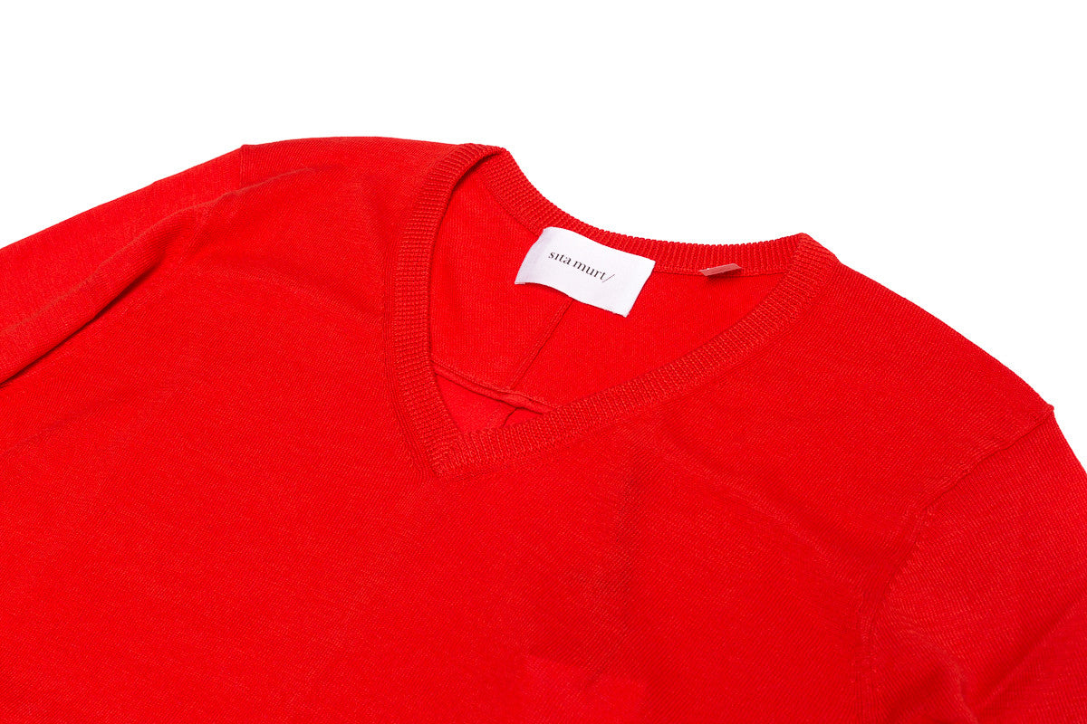 Combined Knit Sweater - Sita Murt - Dress - TOPGEARNY