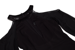 Shoulder Cutout Gown W/ Chiffon - A.B.S. - Dress - TOPGEARNY