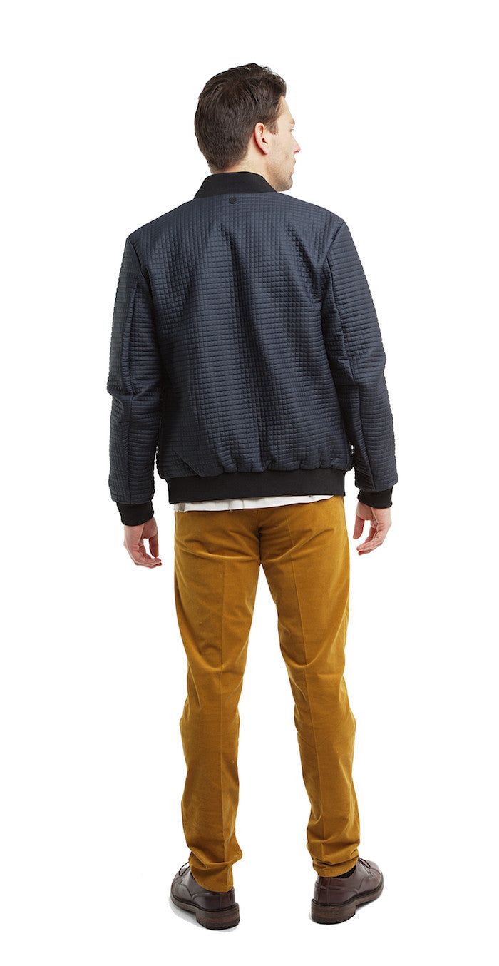 Quilted bomber with micro-square effect - Antony Morato - Jacket - TOPGEARNY