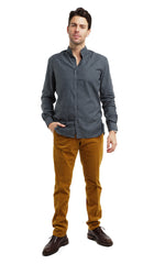 Band Collar Shirt - Brett Johnson - Shirt - TOPGEARNY