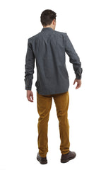 Band Collar Shirt - Brett Johnson - Shirt - TOPGEARNY