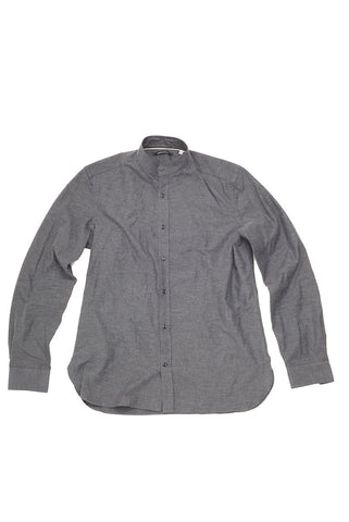 Band Collar Shirt - Brett Johnson - Shirt - TOPGEARNY